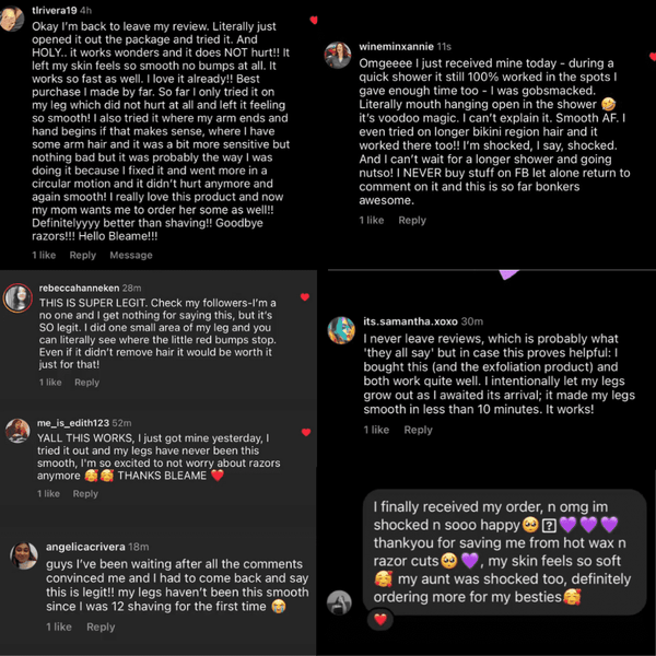 Bleame Crystal Hair Eraser